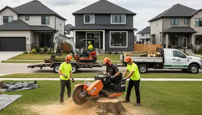 Professional stump removal service in Spokane, WA by Chop Chop Tree technicians