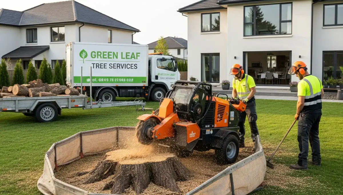 Professional stump removal service in Spokane, WA safely clearing tree stumps for clean yards