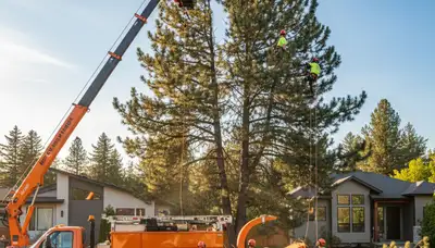 Professional tree removal service equipment in Spokane, WA by local arborists