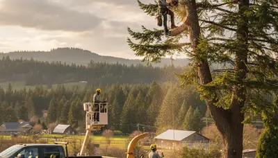 Professional tree removal service in Spokane WA by certified arborists at TreeServiceSpokaneWA