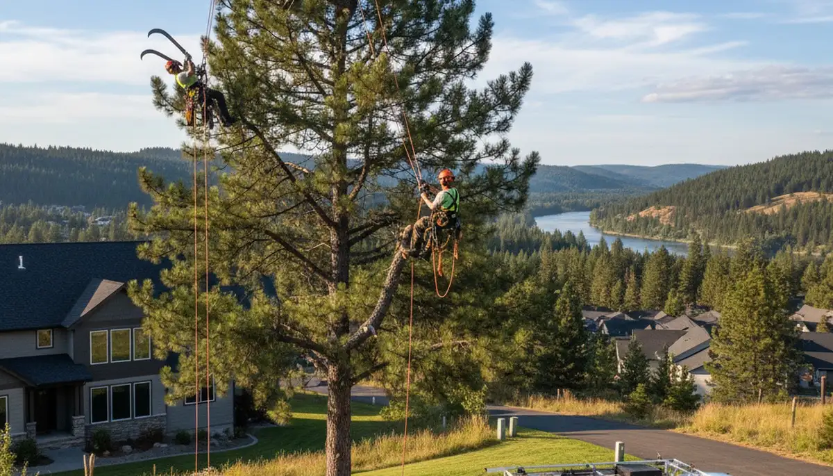 Professional tree removal service in Spokane WA by certified arborists – safe tree cutting and cleanup